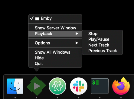 Playback controls